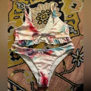 Adorable tye dye shein swimsuit